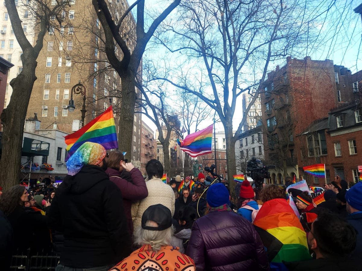 Representatives of Pride Flag’s Creator Sue Trump Administration