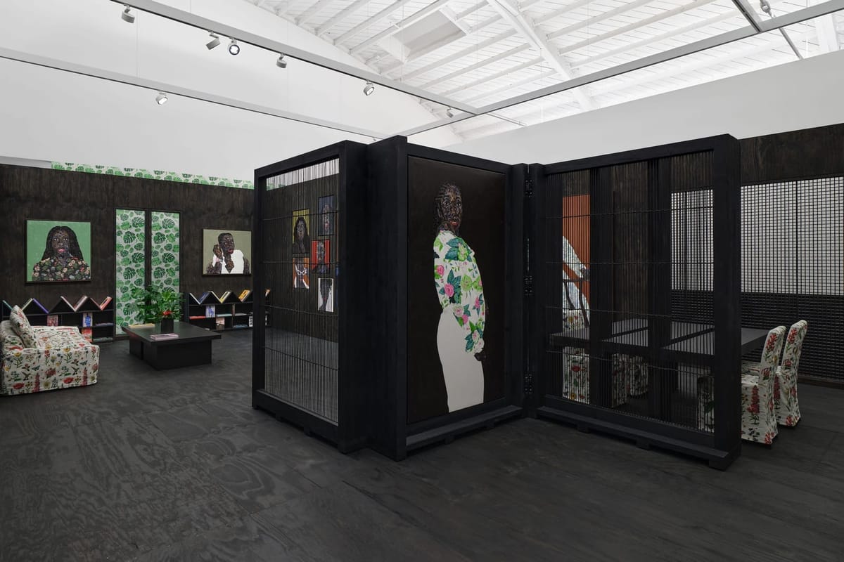 Amoako Boafo Takes His Studio on the Road