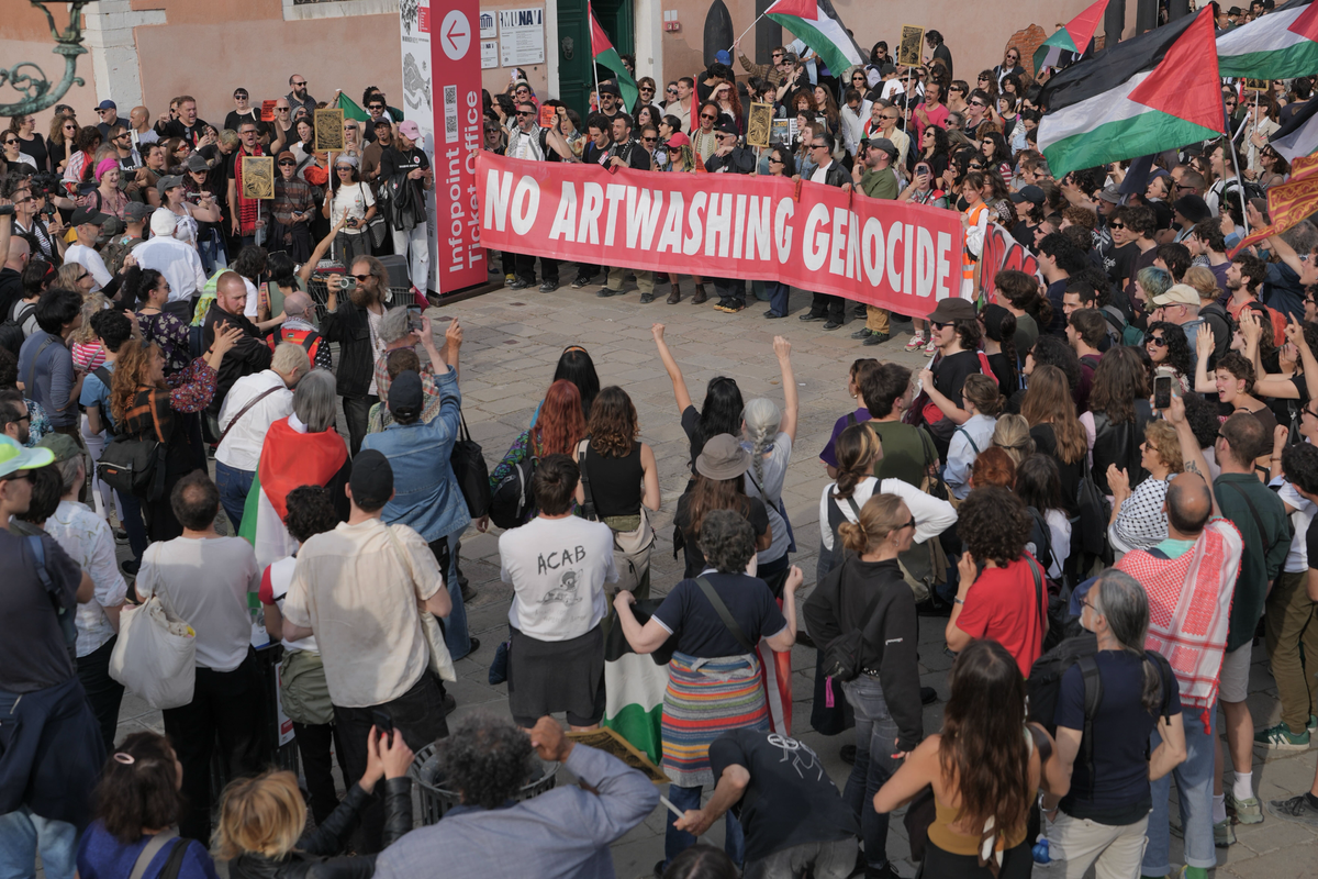 Historic Strike Disrupts Biennale as Thousands March in Venice
