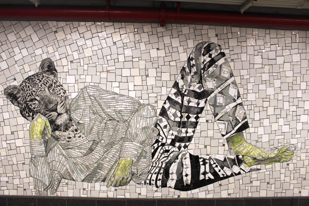 New Brooklyn Subway Mural Adds a Touch of Whimsy to Commuting