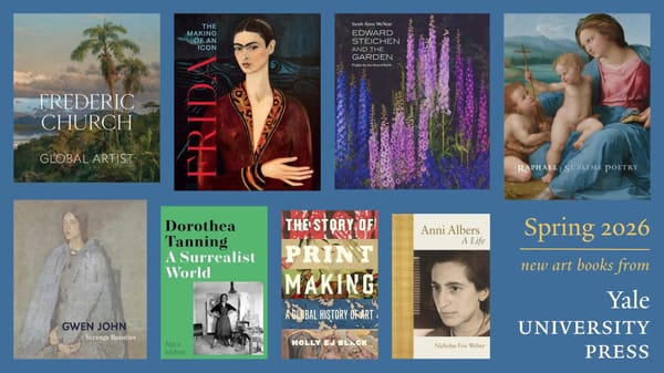Early 2026 Art Books From Yale University Press
