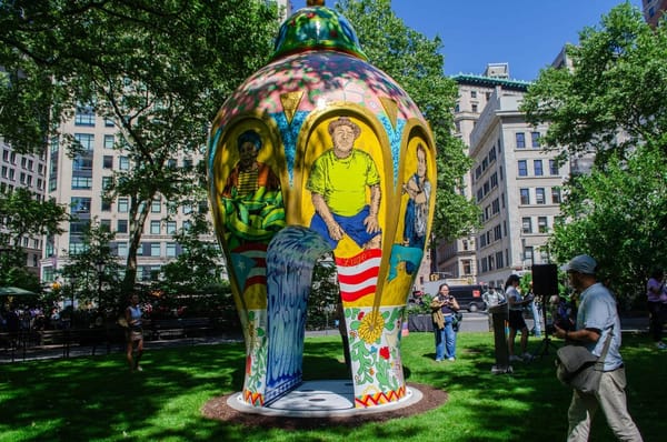 Roberto Lugo’s Colossal Ode to Puerto Rico Rises in Madison Square Park